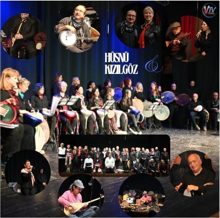 Hüsnü Kızılgöz otantik enstrümanlar ve   klasik enstrümanlar ile birlikte icra edildi