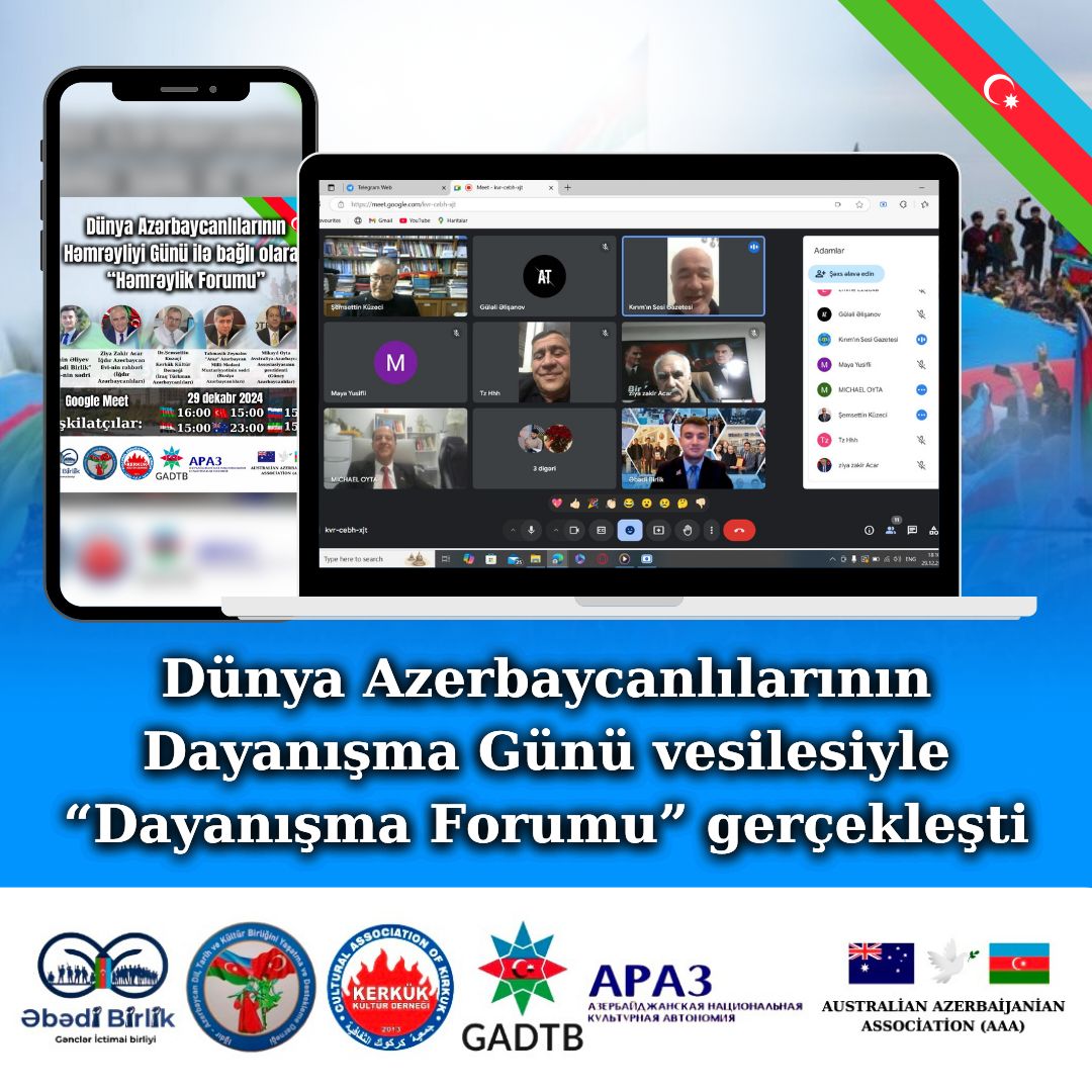 Dünya Azerbaycanlılarının Dayanışma Günü vesilesiyle “Dayanışma Forumu” Gerçekleşti