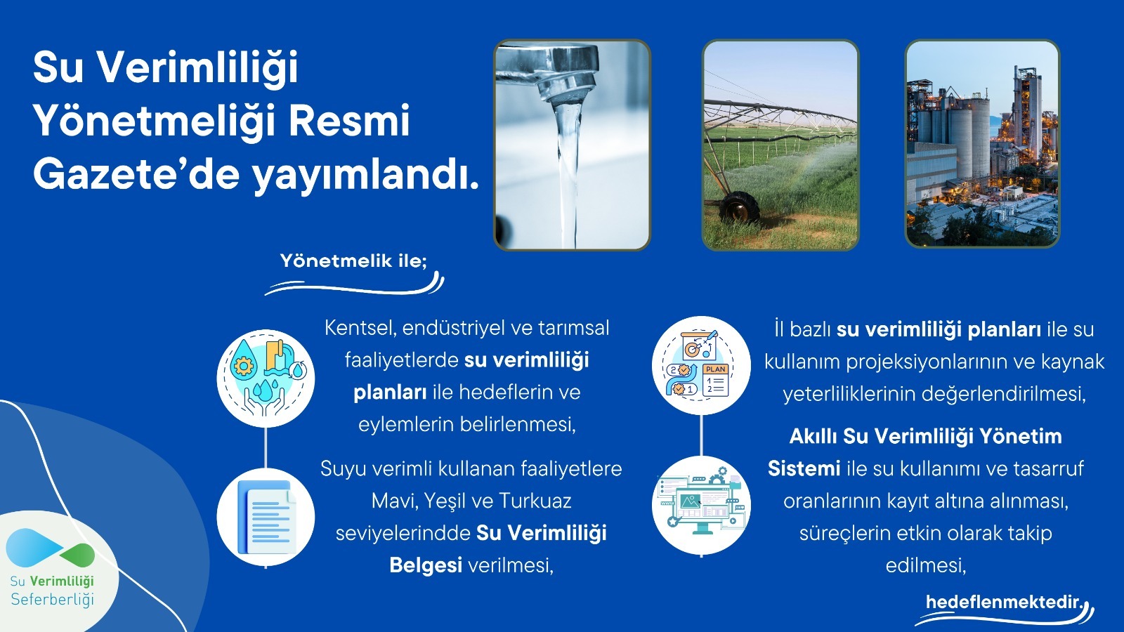 Emine Erdoğan: ‘Su Verimliliği Yönetmeliği Kalıcı Bir Dönüşüm Sağlayacak’