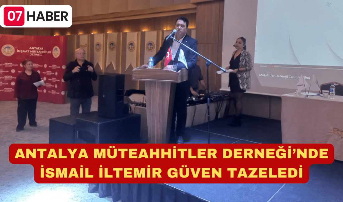 Antalya Müteahhitler Derneği'nin 20.