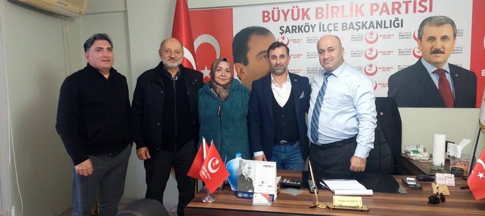 Hüseyin Celep’ten BBP Şarköy İlçe Başkanı Ergin Kahya’ya Ziyaret