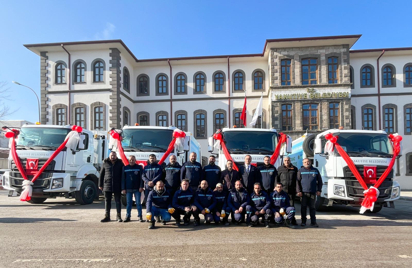 Yakutiye’de Daha Temiz Bir Gelecek İçin Yeni Araçlar Hizmete Girdi