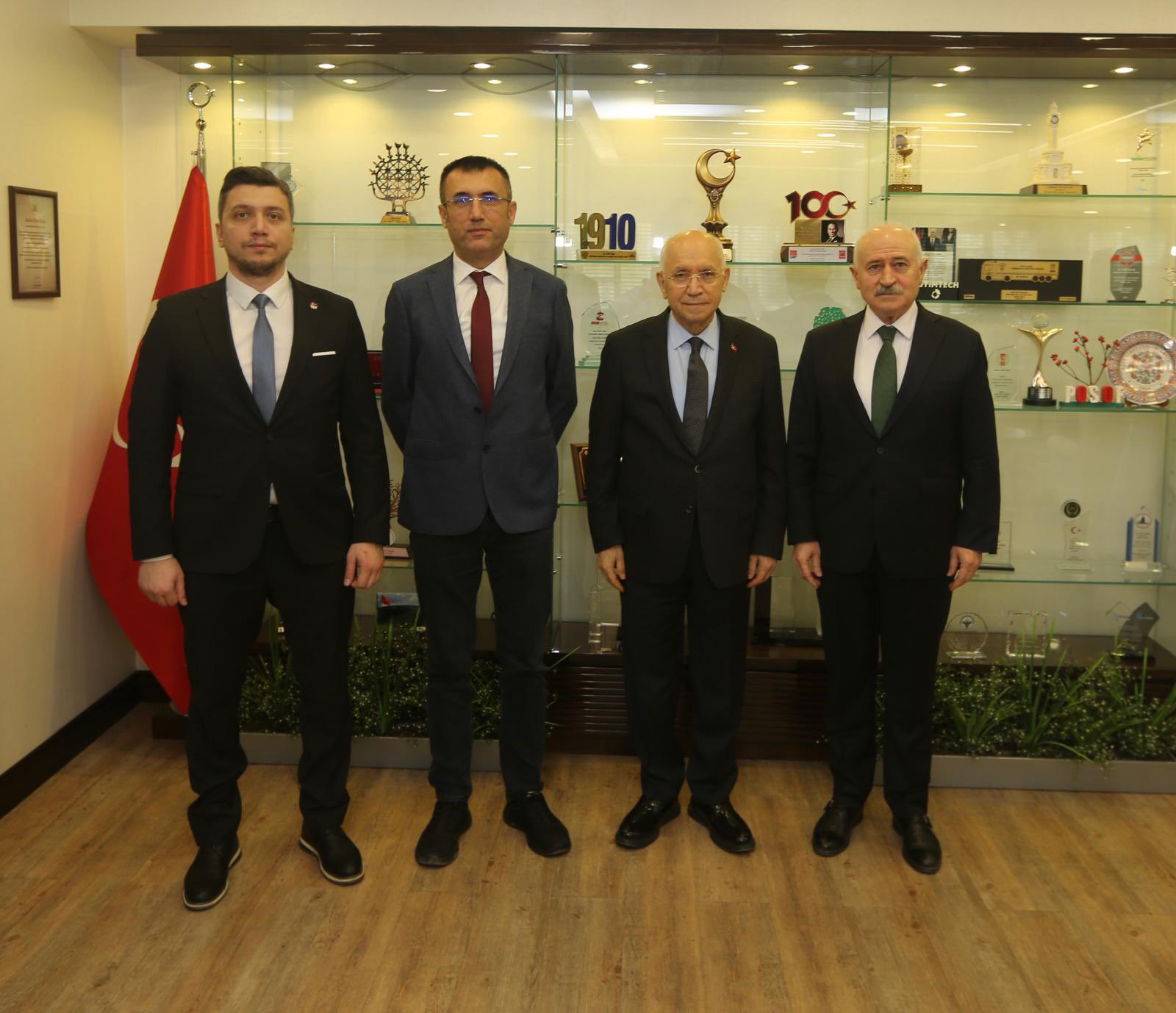 Türkiye Dağcılık Federasyonu Başkanı Ali Şenkaynağı’ndan Fethi Yaşar’a Ziyaret