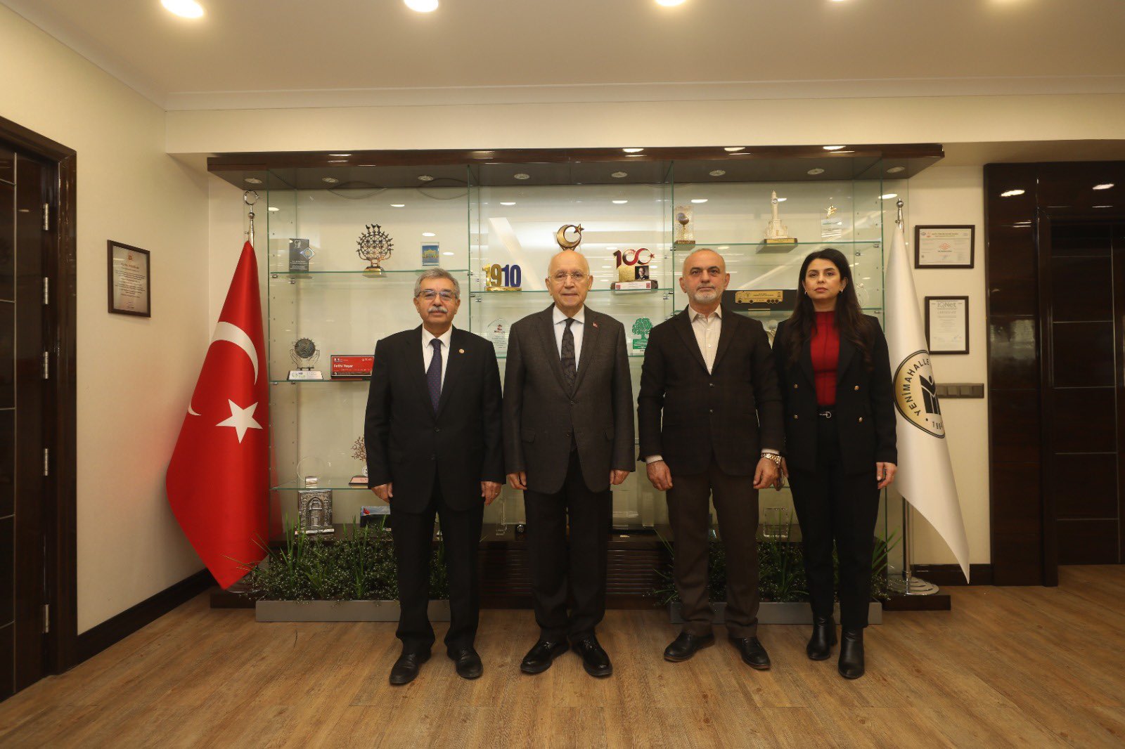 Başkan Fethi Yaşar’a Mehmet Çulhaoğlu’ndan Ziyaret