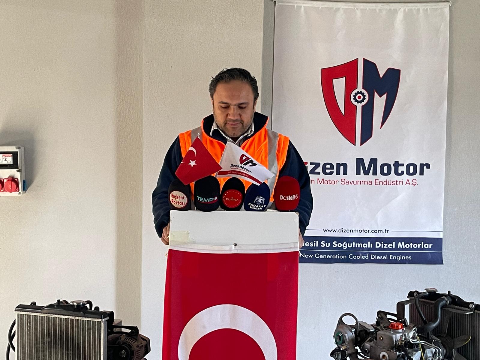 Samsun'dan Yerli ve Milli Savunma Endüstrisine Büyük Katkı: "Dizen Motor"