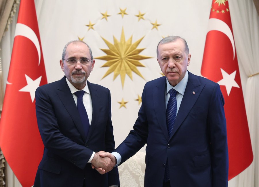 Cumhurbaşkanı Erdoğan, Ürdün Dışişleri Bakanı Eymen es-Safedi’yi Kabul Etti