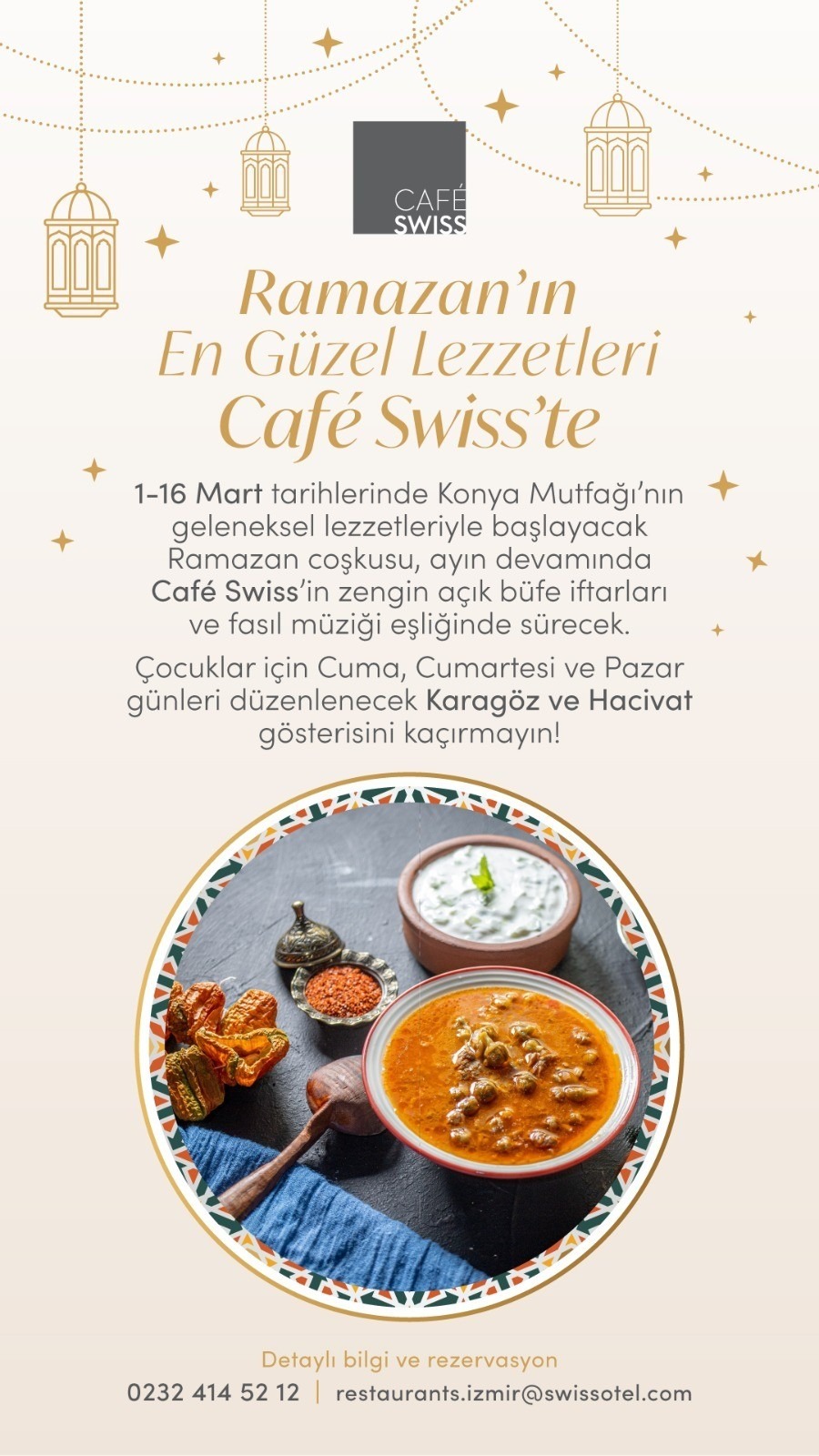 SWISSÔTEL BÜYÜK EFES’TE RAMAZAN COŞKUSU BAŞLIYOR
